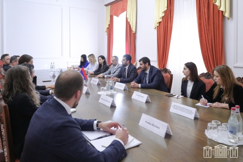 Meeting with the delegation headed by the deputy speaker of Lithuania Seimas