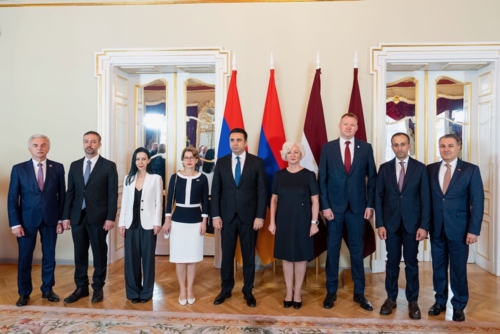 Official visit to Latvia in the delegation of the Speaker of the National Assembly