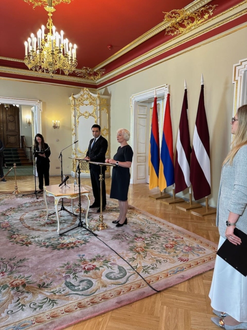 Official visit to Latvia in the delegation of the Speaker of the National Assembly